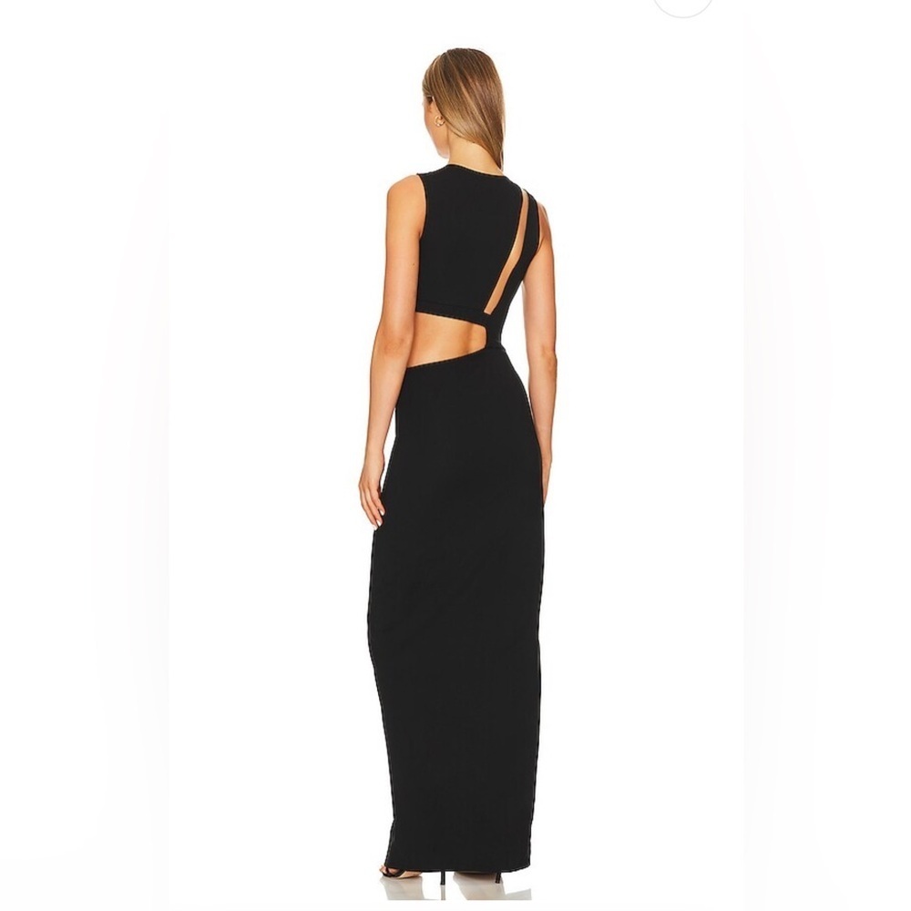 Camila Coelho Alex Maxi Dress in Black - Picture 3 of 4